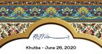 June 26 Khutba